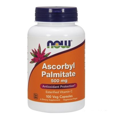 Аскорбил Палмитат 500 мг|  Ascorbyl Palmitate | Now Foods, 100 кап