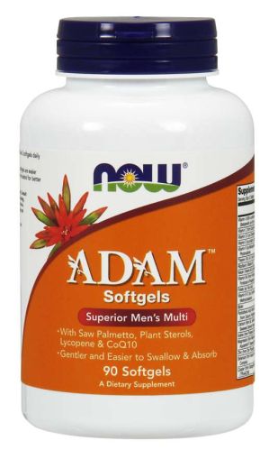 Мултивитамини за мъже Адам | Adam Men's Multi | Now Foods, 90 дражета