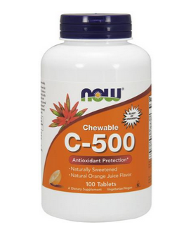  Витамин Ц-500 | Vitamin C-500 | Now Foods, 100 бр