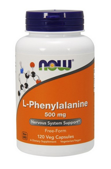 Фенилаланин 500 мг | L-Phenylalanine | Now Foods, 120 kапс