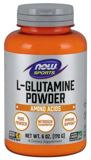 Л-Глутамин на прах 170 гр | L-Glutamine | Now Foods