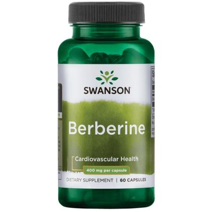 Берберин 400 мг | Berberine | Swanson, 60 капс 