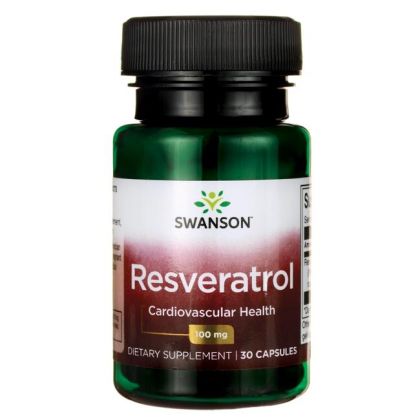 Ресвератрол 100 мг | Resveratrol | Swanson, 30 капс 