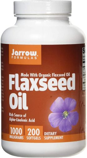 Ленено масло 1000 мг | Flaxseed Oil |  Jarrow Formulas, 200 драж  