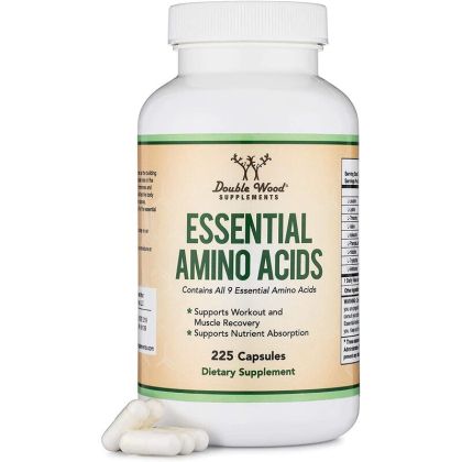 Есенциални аминокиселини | Essential amino acids| Double Wood, 225 капс. 