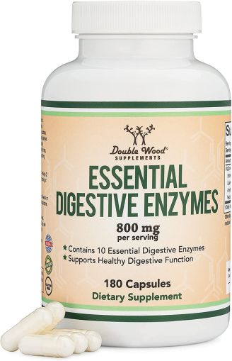 Храносмилателни ензими | Essential digestive enzymes  | Double Wood, 180 капс. 