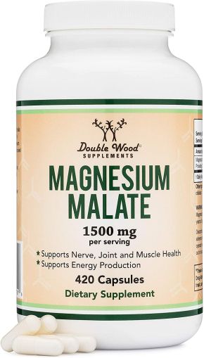 Магнезий малат | Magnesium malate | Double Wood, 420 капс. 