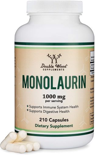 Монолаурин 1000 мг | Monolaurin  | Double Wood, 210 капс. 