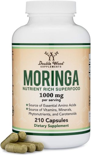 Моринга  1000 мг | Moringa  | Double Wood, 210 капс. 