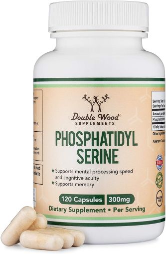 Фосфатидилсерин  300 мг | Phosphatidyl serine | Double Wood, 120 капс. 