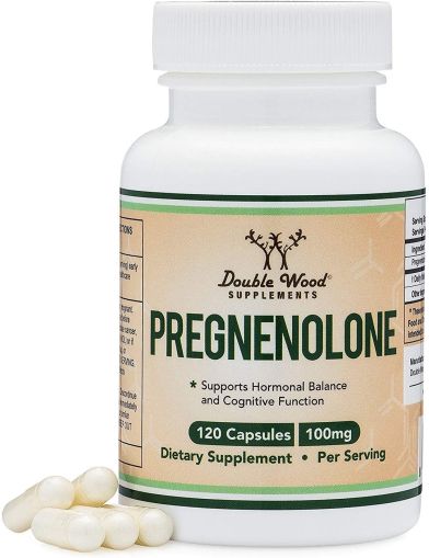 Прегненолон 100 мг | Pregnenolone  | Double Wood, 120 капс. 