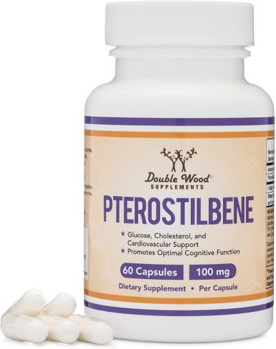 Птеростилбен 100 мг | Pterostilbene  | Double Wood, 60 капс. 