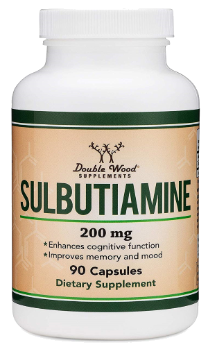 Сулбутиамин 200 мг | Sulbutiamine  | Double Wood, 90 капс. 