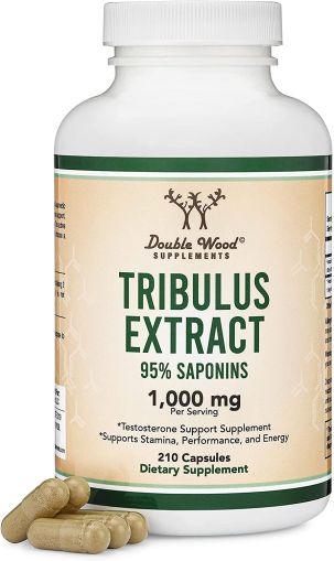 Трибулус / Бабини зъби Екстракт 1000 мг  | Tribulus Extract  | Double Wood, 210 капс. 