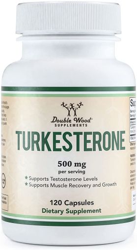 Туркестерон екстракт 500 мг | Turkesteron  | Double Wood, 120 капс. 