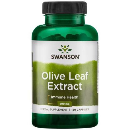 Екстракт от Маслинови листа 500 мг | Olive Leaf Extract | Swanson 120 капс 