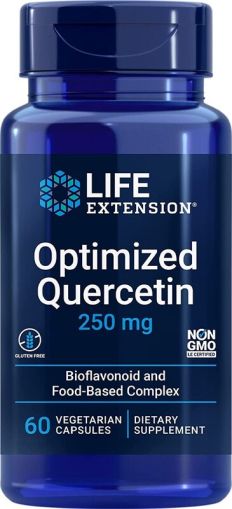 Кверцетин 250 мг | Optimized Quercetin | Life Extension 60 капс. 