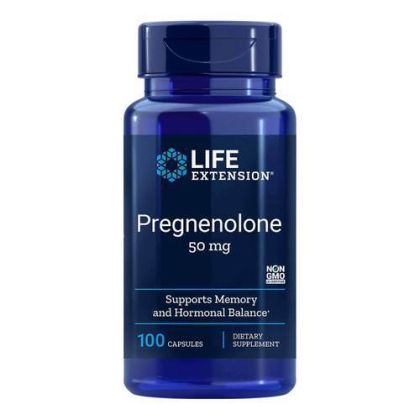 Прегненолон 50 мг | Pregnenolone, Hormonal Support | Life Extension, 100 капс
