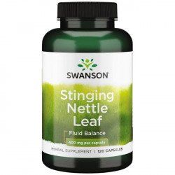 Листа от коприва 400 мг | Stinging Nettle Leaf | Swanson, 120 капс 