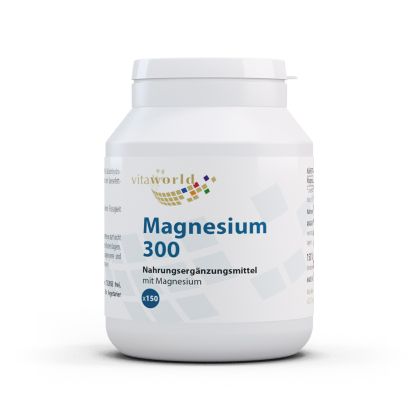 Магнезиев оксид  300 mg | Magnesium    | Vitaworld® , 150 табл. 