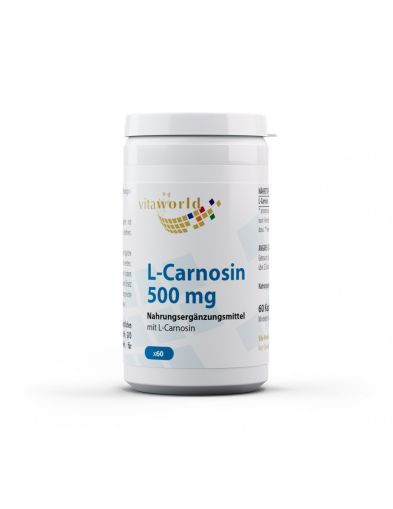 Л - Карнозин 500 mg |  L-Carnosin |  Vitaworld ®, 60 капс. 