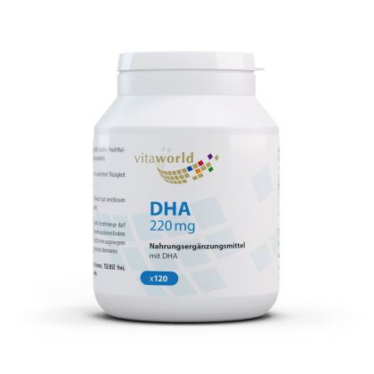  Докозахексаенова киселина 220 mg | DHA 220 mg  | Vitaworld ®, 120 капс. 