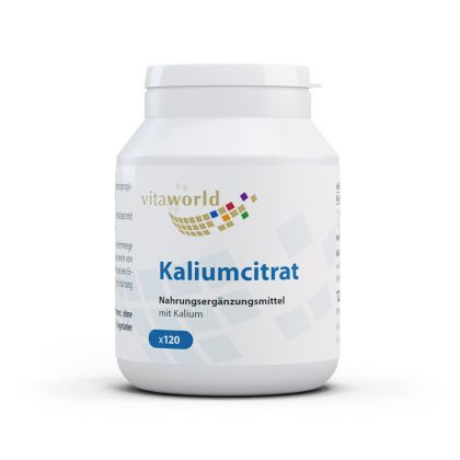 Калиев цитрат | Kaliumcitrat  |  Vitaworld® , 120 капс. 
