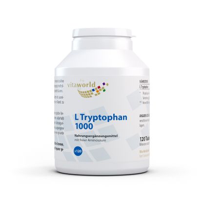 L-Триптофан |  L-Tryptophan |   Vitaworld ®, 120 табл.