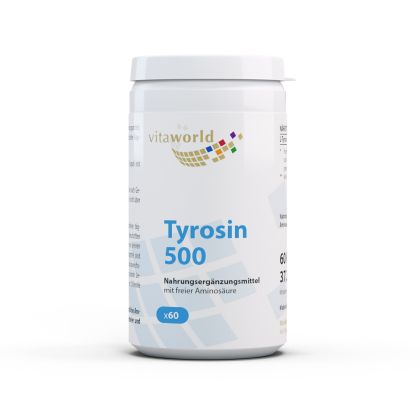 L-Тирозин 500 мг |  L-Tyrosin |  Vitaworld ®, 60 капс. 