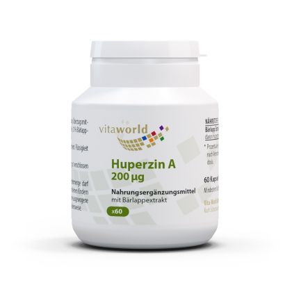 Хуперзин А 200 µg | Huperzin A  |   Vitaworld®, 60 капс. 