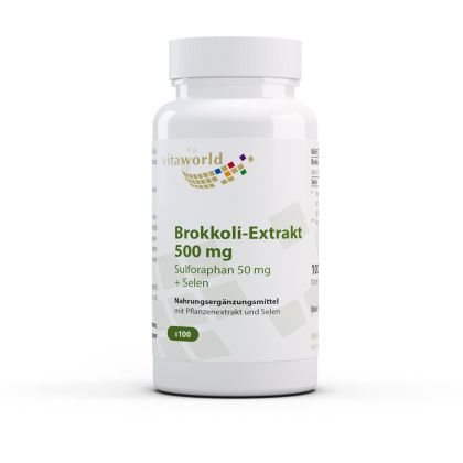 Броколи екстаркт и Селен |  Brokkoli Extrakt |  Vitaworld ®, 100 капс. 
