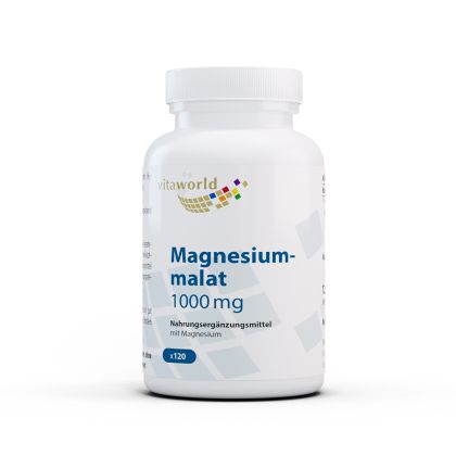 Магнезиев малат | Magnesium malate |  Vitaworld®, 120 капс. 