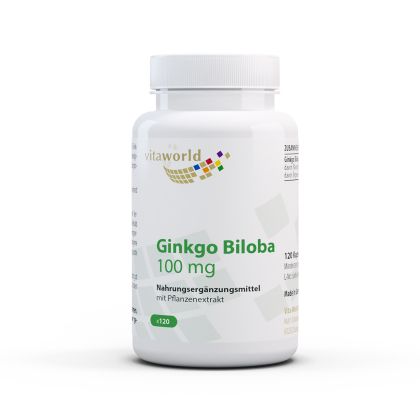 Гинко билоба 100 мг | Ginko Biloba | Vitaworld®, 120 капс. 