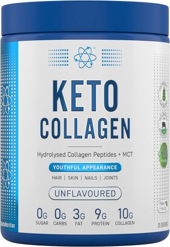 Кето хидролизиран колаген с МСТ | Keto Collagen with MCT | Applied Nutrition, 325 гр / 25 дози 