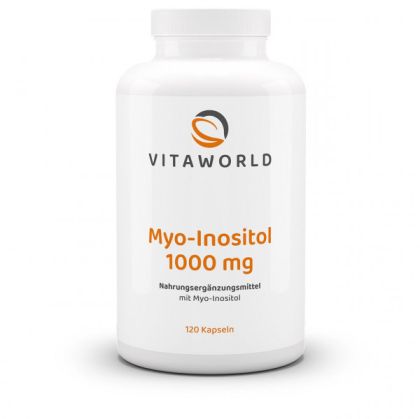 Мио-инозитол 1000 мг | Myo-inositol | Vitaworld , 120 веган капс. 