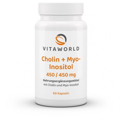 Холин и Мио Инозитол | Cholin Myo-Inositol |  Vitaworld ®, 60 капс. 