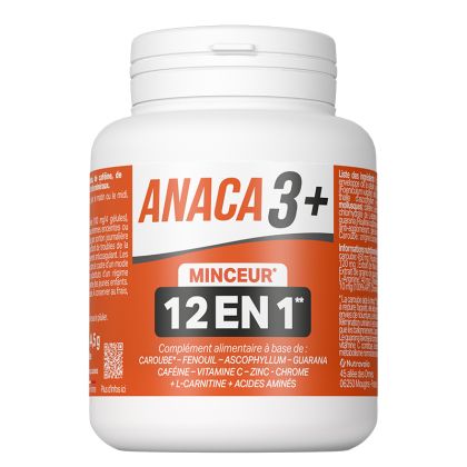 Формула за отслабване и повишен апетит 12 в 1 | Minceur 12 en 1 | Anaca3 , 120 капс. 