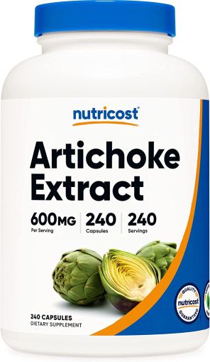 Артишок Екстракт 600 mg | Artichoke Extract | Nutricost , 240 капс. 