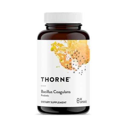 Пробиотик Бацилус Коагуланс | Bacillus Coagulans | Thorne, 60 капс. 
