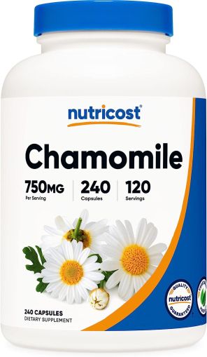 Лайка 375 мг | Chamomile | Nutricost, 240 капс. 