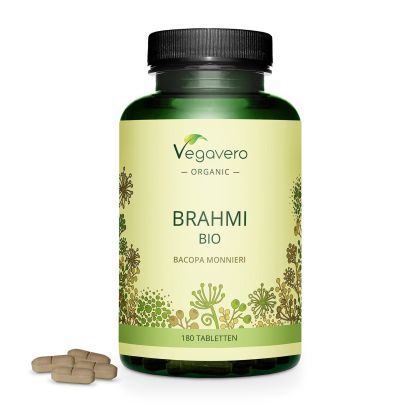 Био Брахми (Бакопа Мониери) | Brahmi BIO | VegaVero, 180 табл. 