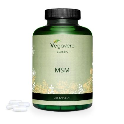 MСМ (метилсулфонил метан) | MSM | VegaVero, 365 капс. 