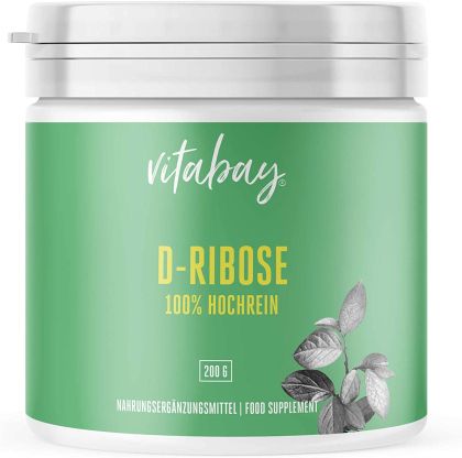 Д-Рибоза | D- Ribose | Vitabay, 200 г прах 