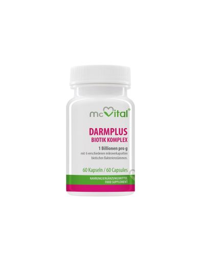 DarmPlus ProBiotik Komplex McVital ® 1 трилион пробиотични бактерии | Vitabay, 60 капс. 