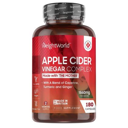 Ябълков оцет комплекс | Apple Cider Vinegar Complex | Weight World , 180 капс. 