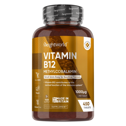 Витамин В12 (метилкобаламин) 1000 µg | Vitamin B12 (Methylcomalamin) | Weight World , 450 табл.
