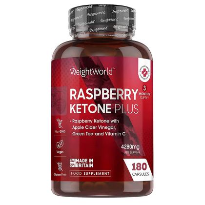 Малинови кетони Плюс | Raspberry Ketone Plus | Weight World , 180 капс.