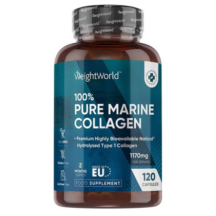 Морски колаген (тип I) | Pure Marine Collagen | Weight World ,  120 капс.