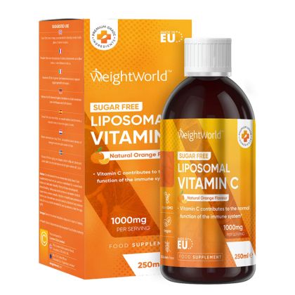 Витамин С (липозомен) 1000 mg | Liposomal Vitamin C | Weight World , 250 мл с вкус на портокал