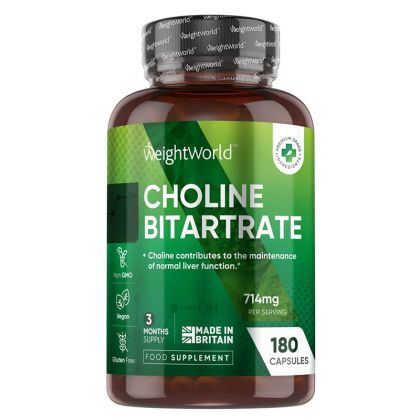 Холин (битартарат) | Choline Bitartrate | Weight World , 180 капс.